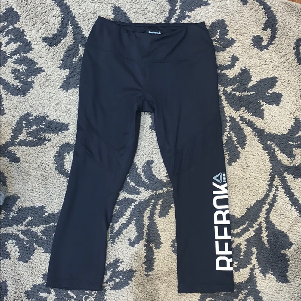 Black Reebok Capri Leggings